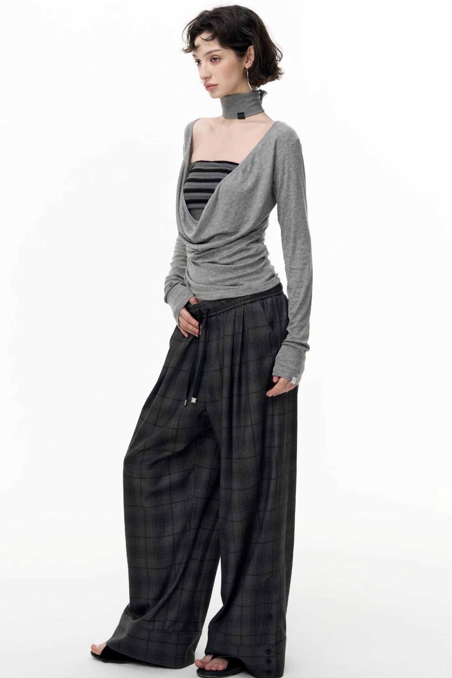 Vintage Wide-Leg Slacks