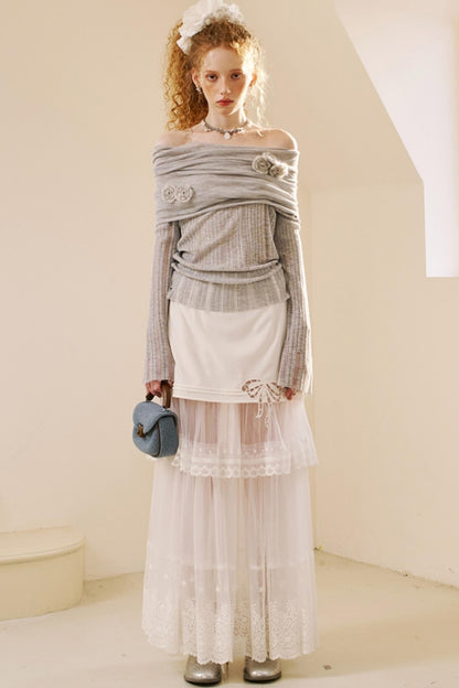 Chic Lace Half Skirt