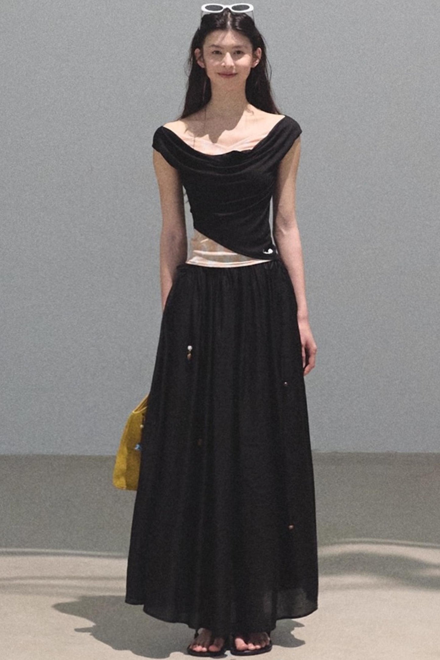 Summer Ruffled Camisole Skirt Set-Up