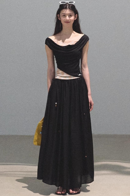 Summer Ruffled Camisole Skirt Set-Up