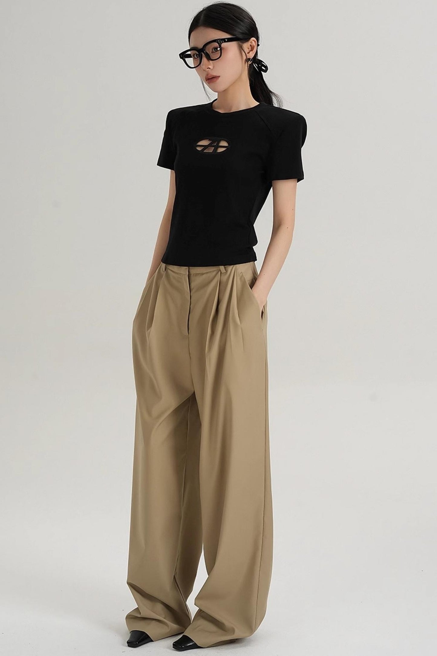 Straight-Leg Trousers