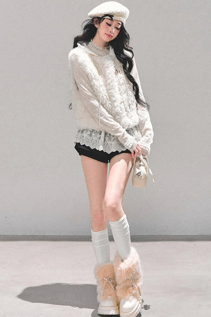 Black Autumn A-Line Shorts