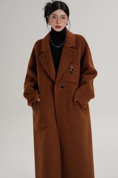 Pocket Design Wool Coat