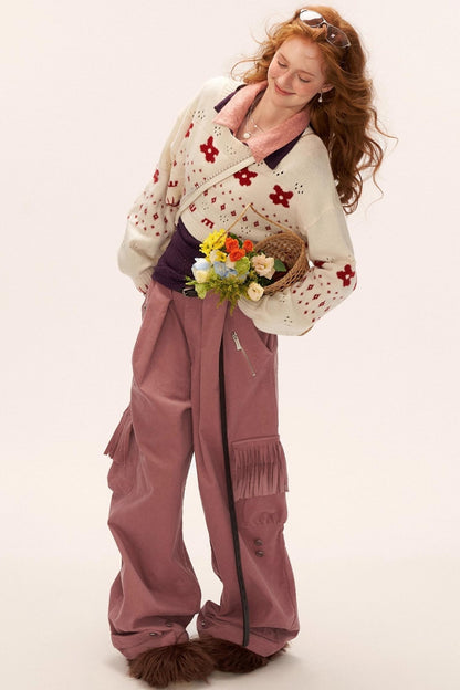 Star Jacquard Sweater Top Set-Up