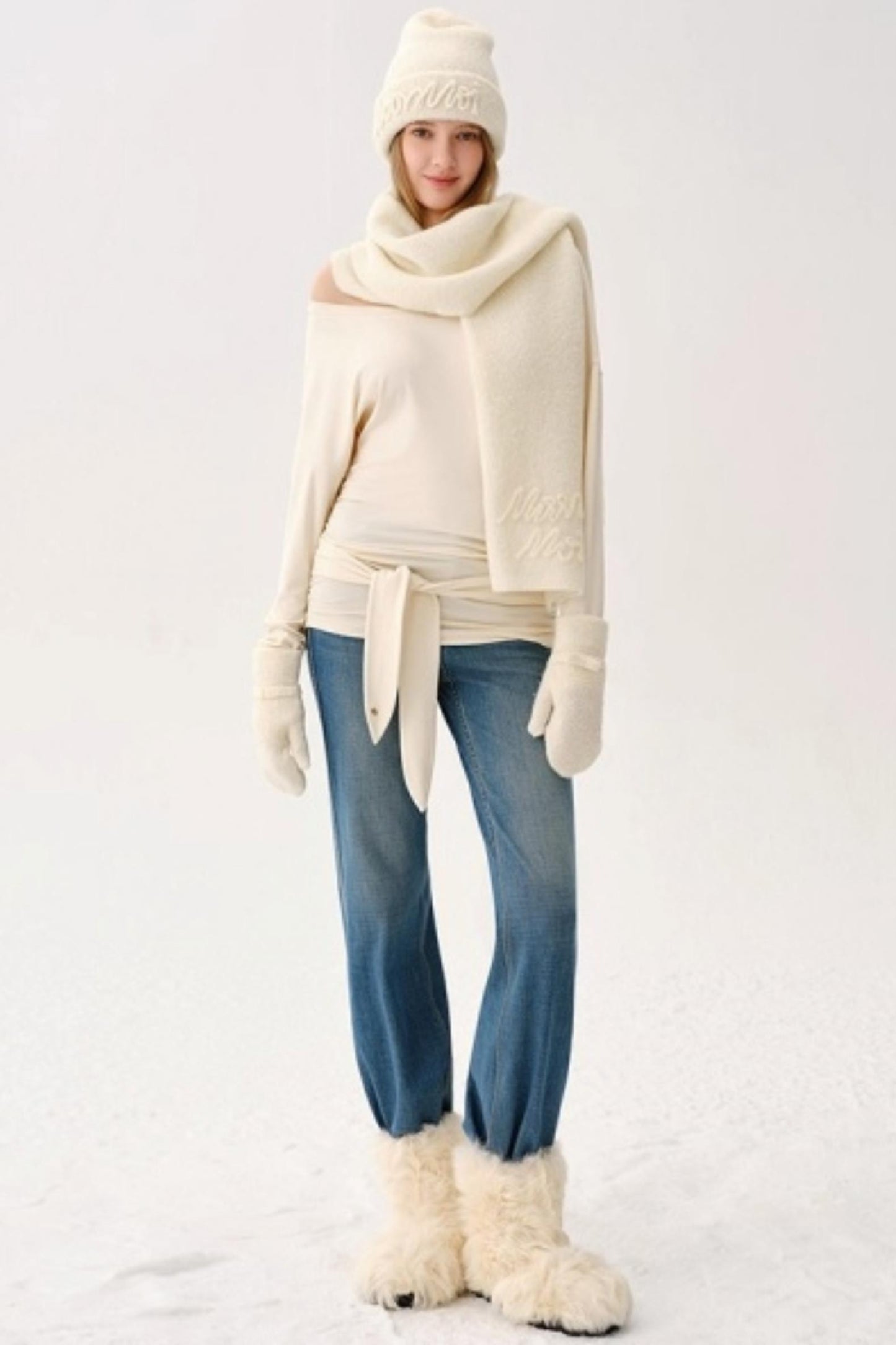 Wool Blend Knitted Set-Up