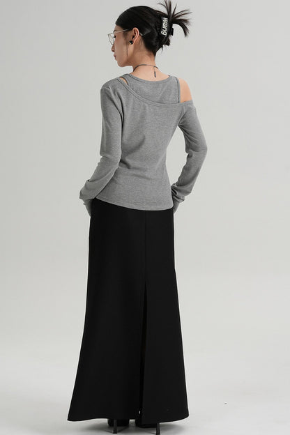 Long Sleeves Layered T-Shirt Set