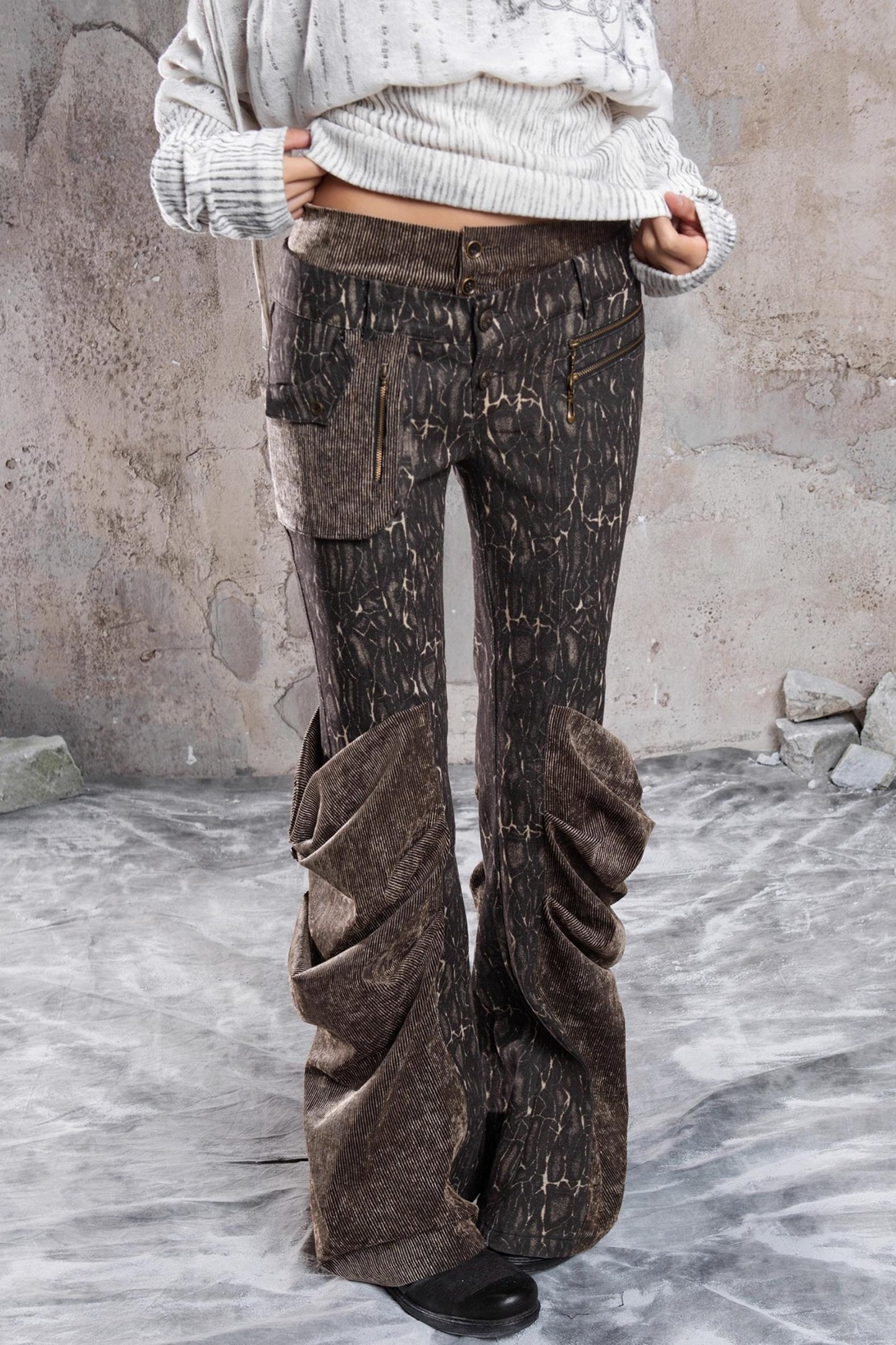 Retro Wild Pocket Trousers