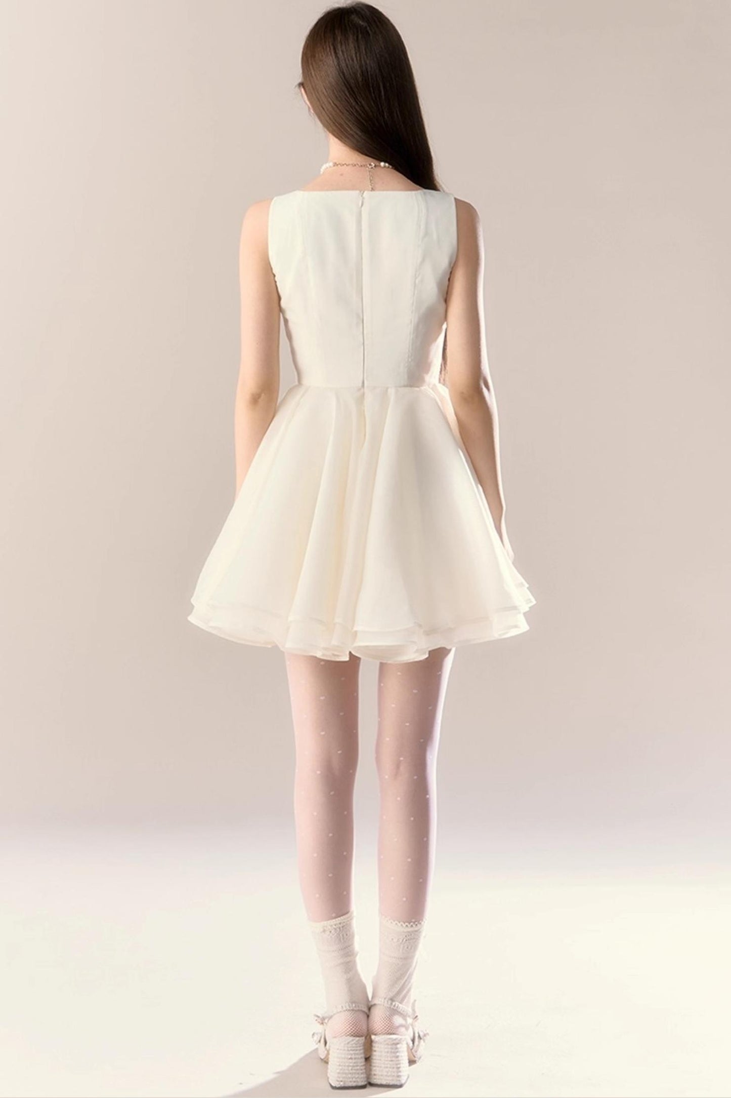 Blue Puff Dress Set-Up