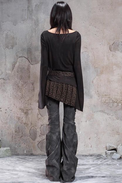 Vintage Patchwork Knitted Top