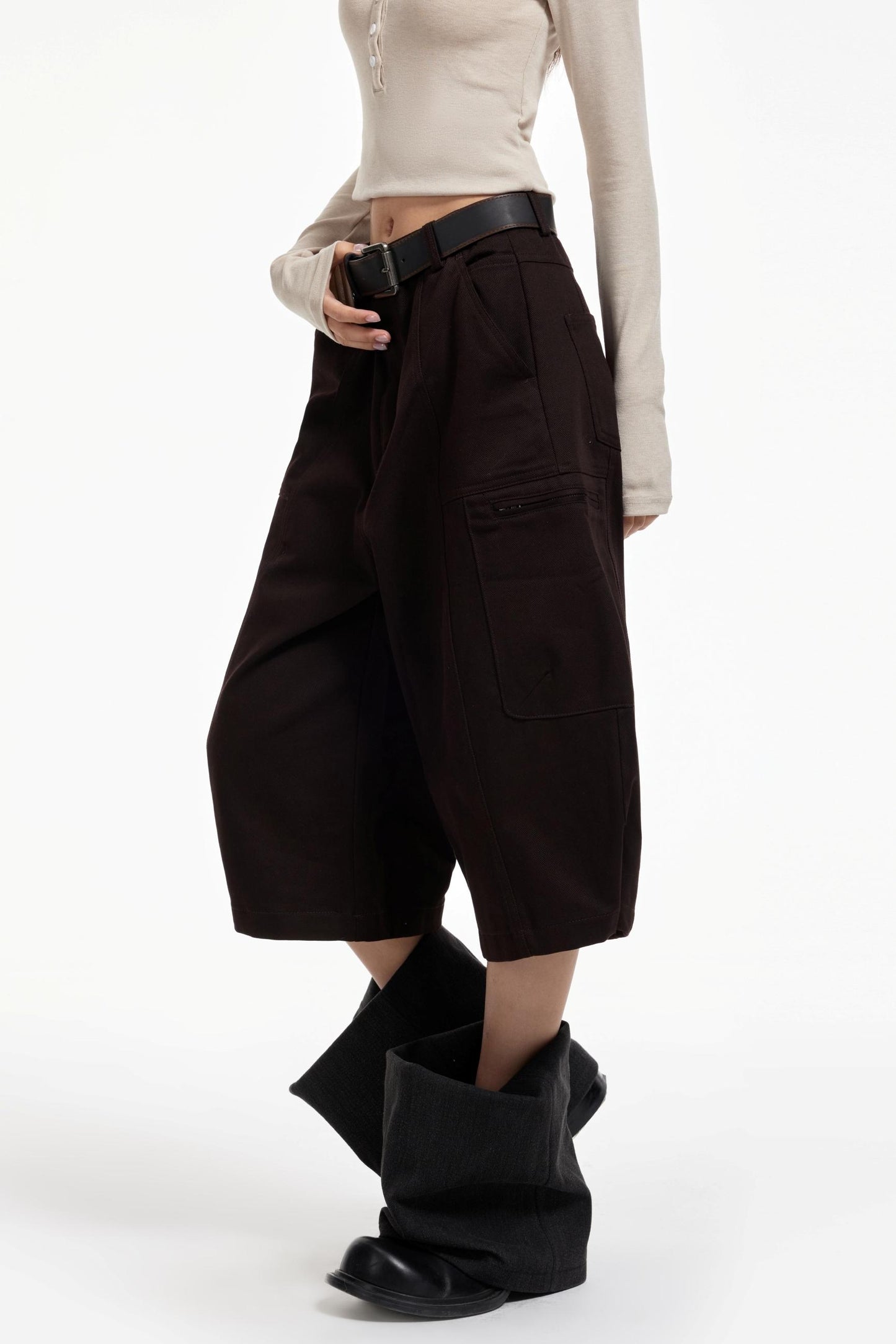 Black Wide-Leg Pants