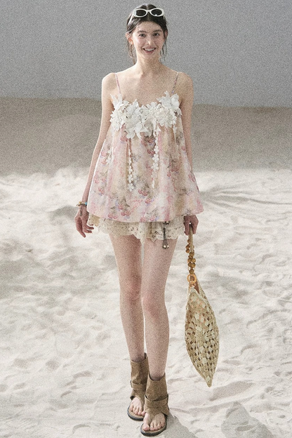 Romance Floral Embroidered Top