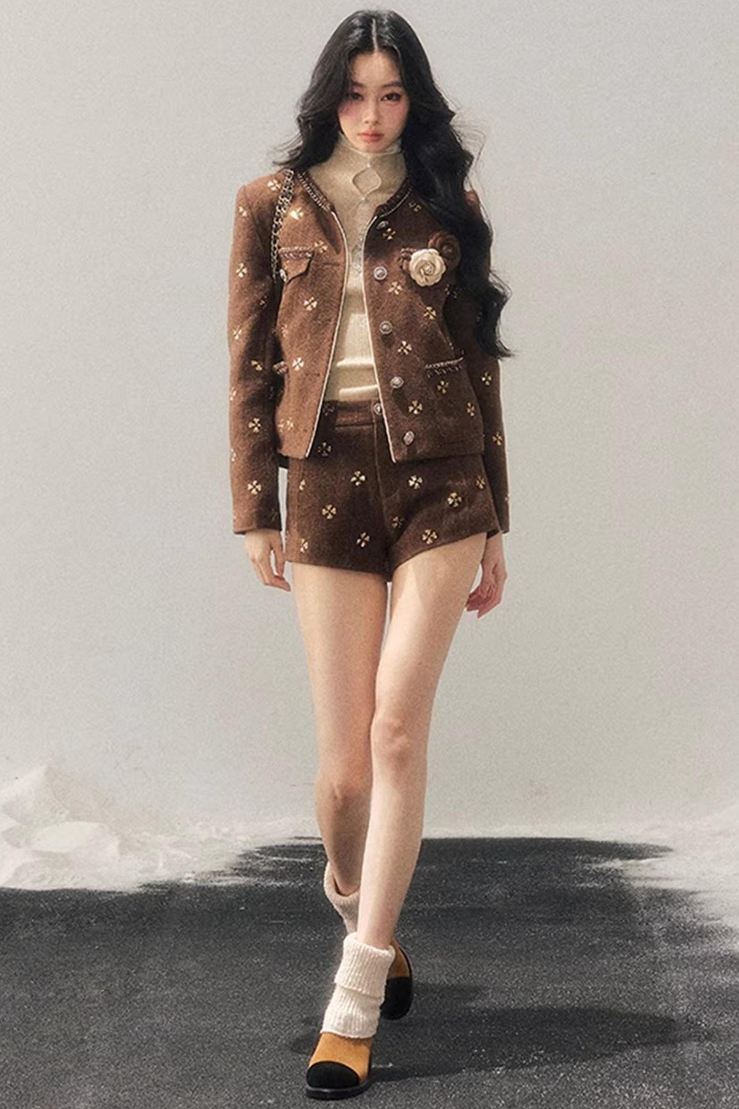 Little Fragrance Wool Jacket Set-Up