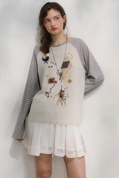 Sleepy Spring Retro Blouse