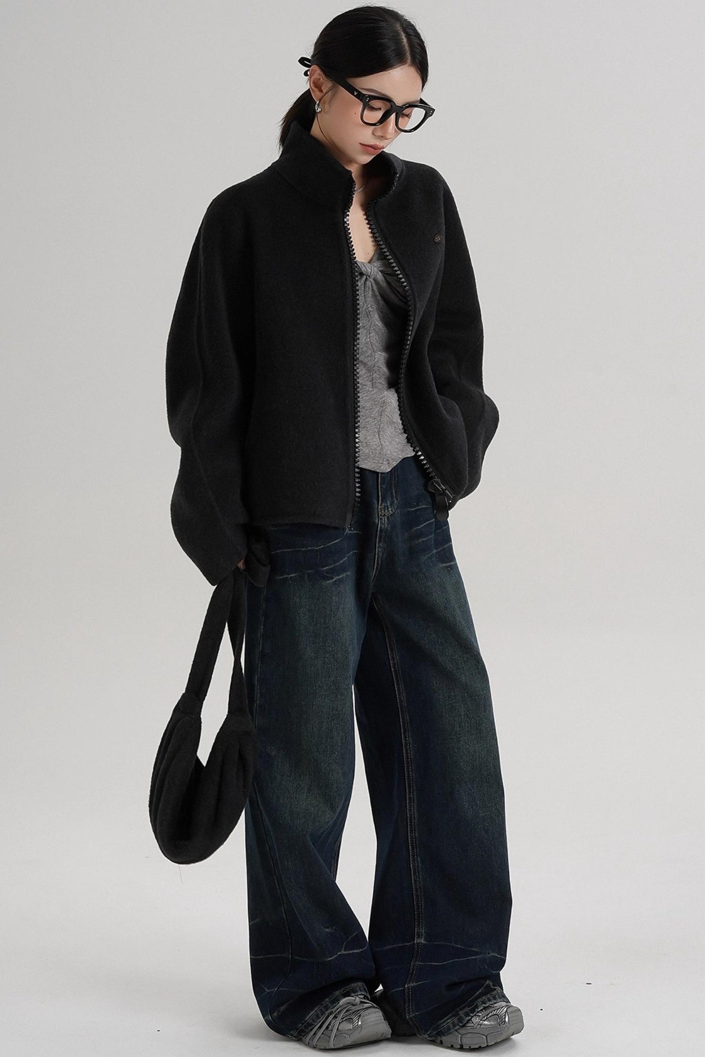 Structured Reversible Wool Jacket