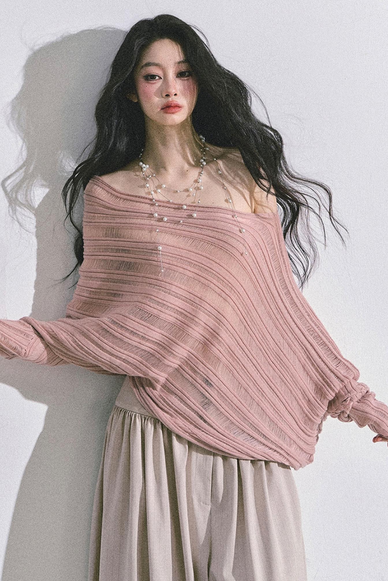 French Autumn Knit Top