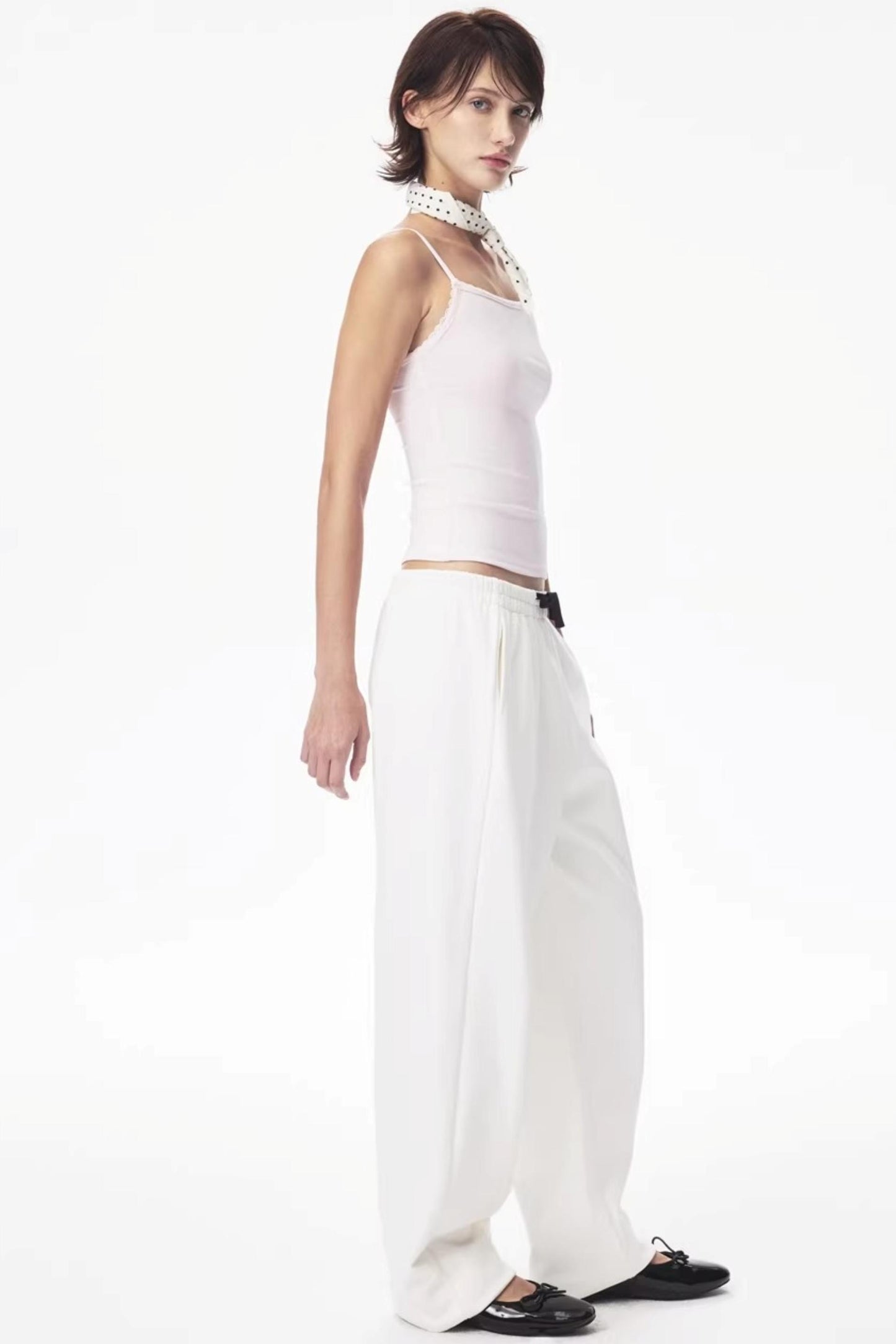 Color-Blocked Carrot Pants