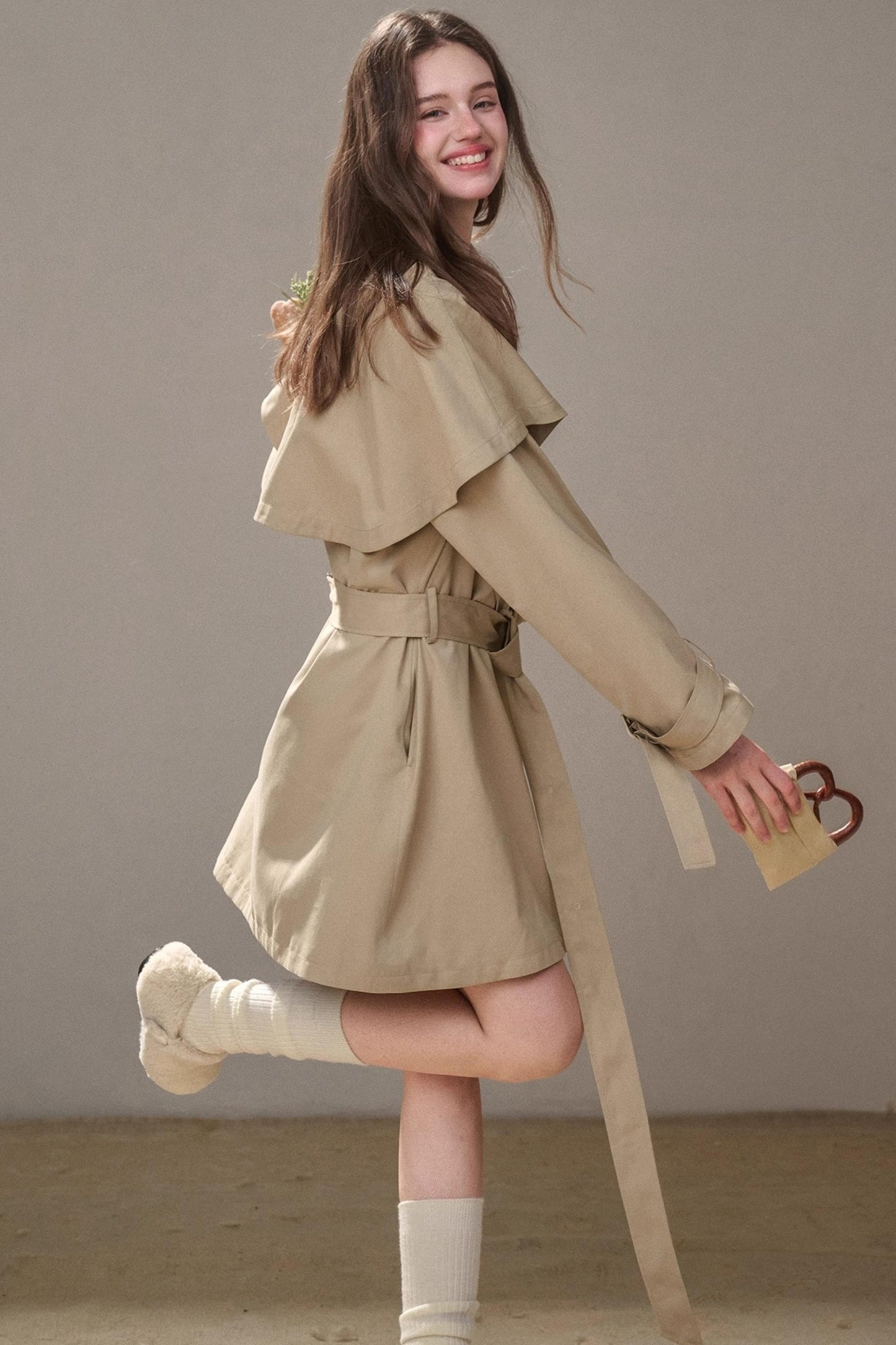 Retro Loose Trench Coat