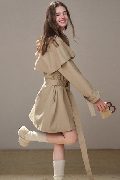 Retro Loose Trench Coat