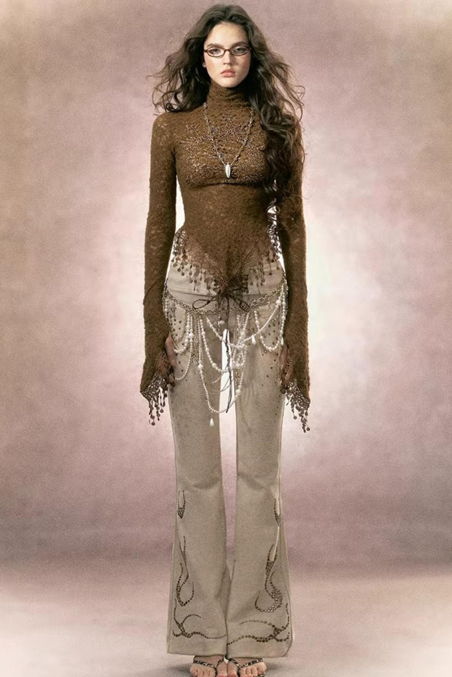 Rose-Colored Lace Top