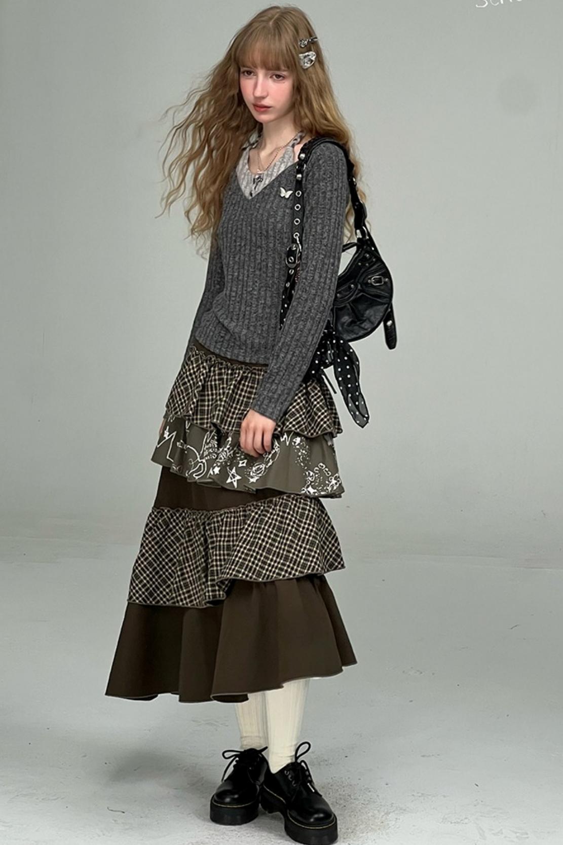 Autumn Slim Halterneck Knit Top