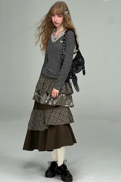 Autumn Slim Halterneck Knit Top