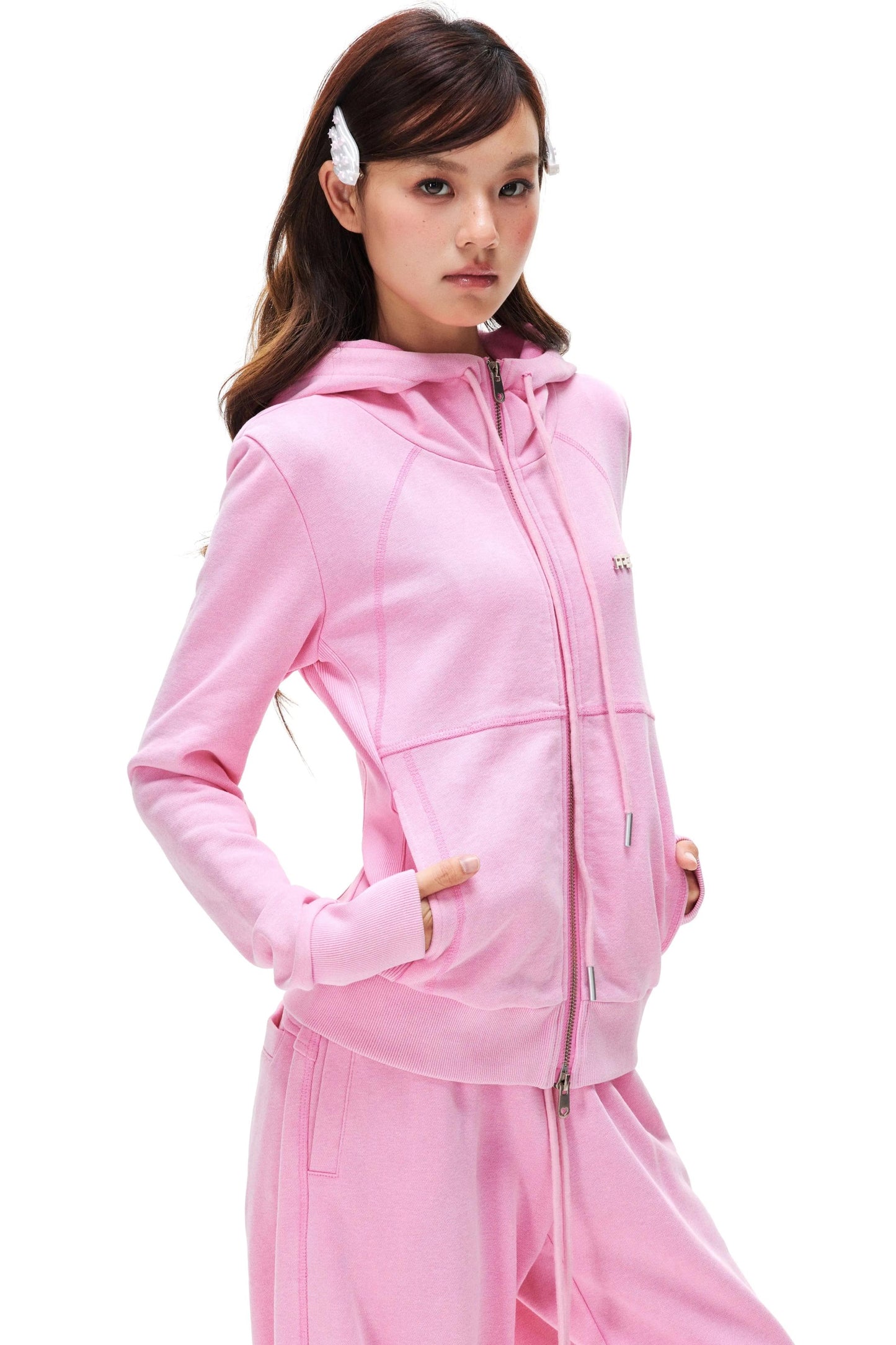 Double-Ended Zipper Jacket & Sweatpants Set-Up