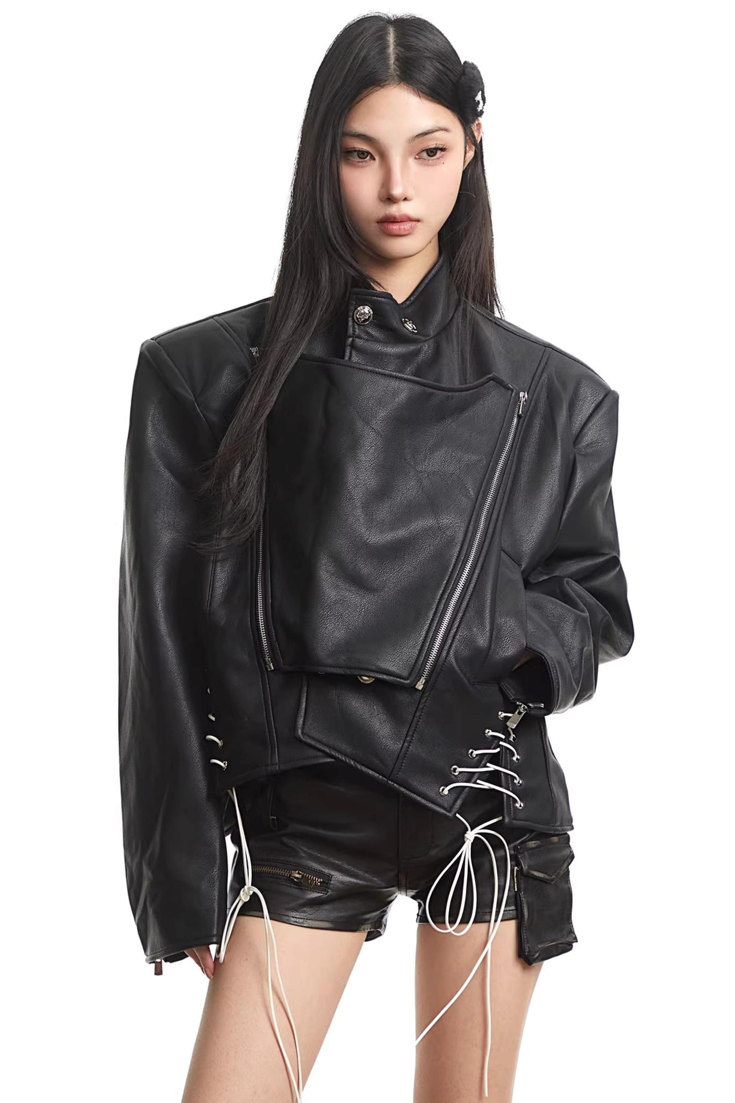 Retro Black Leather Jacket