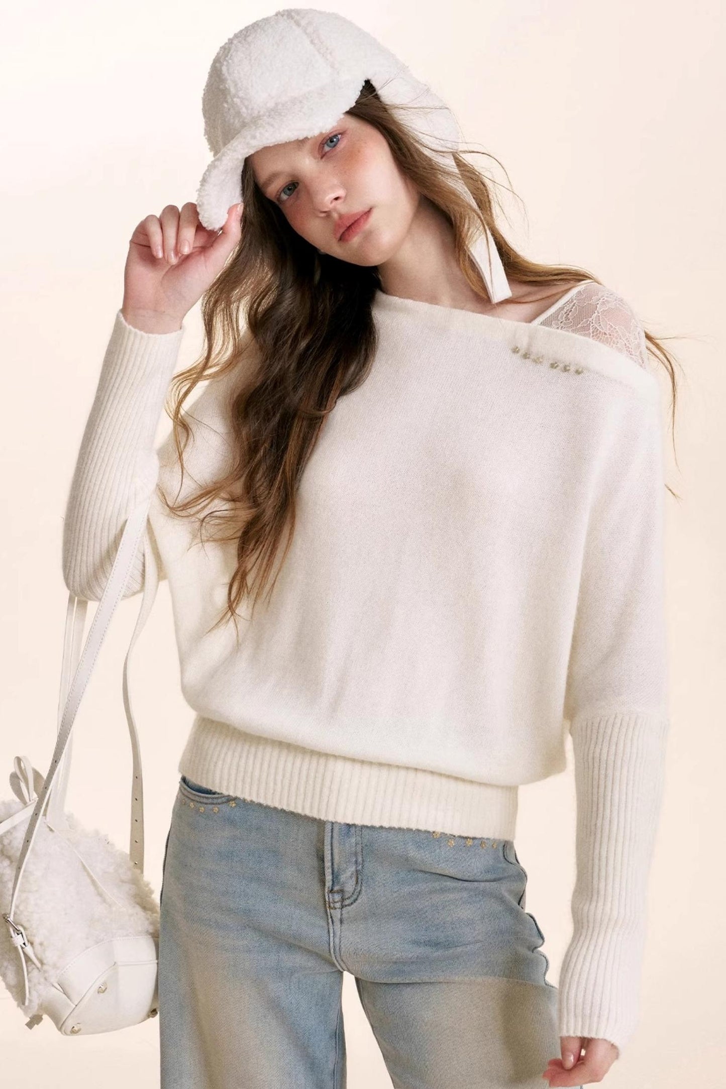 Cloudy Sequin Lace Top