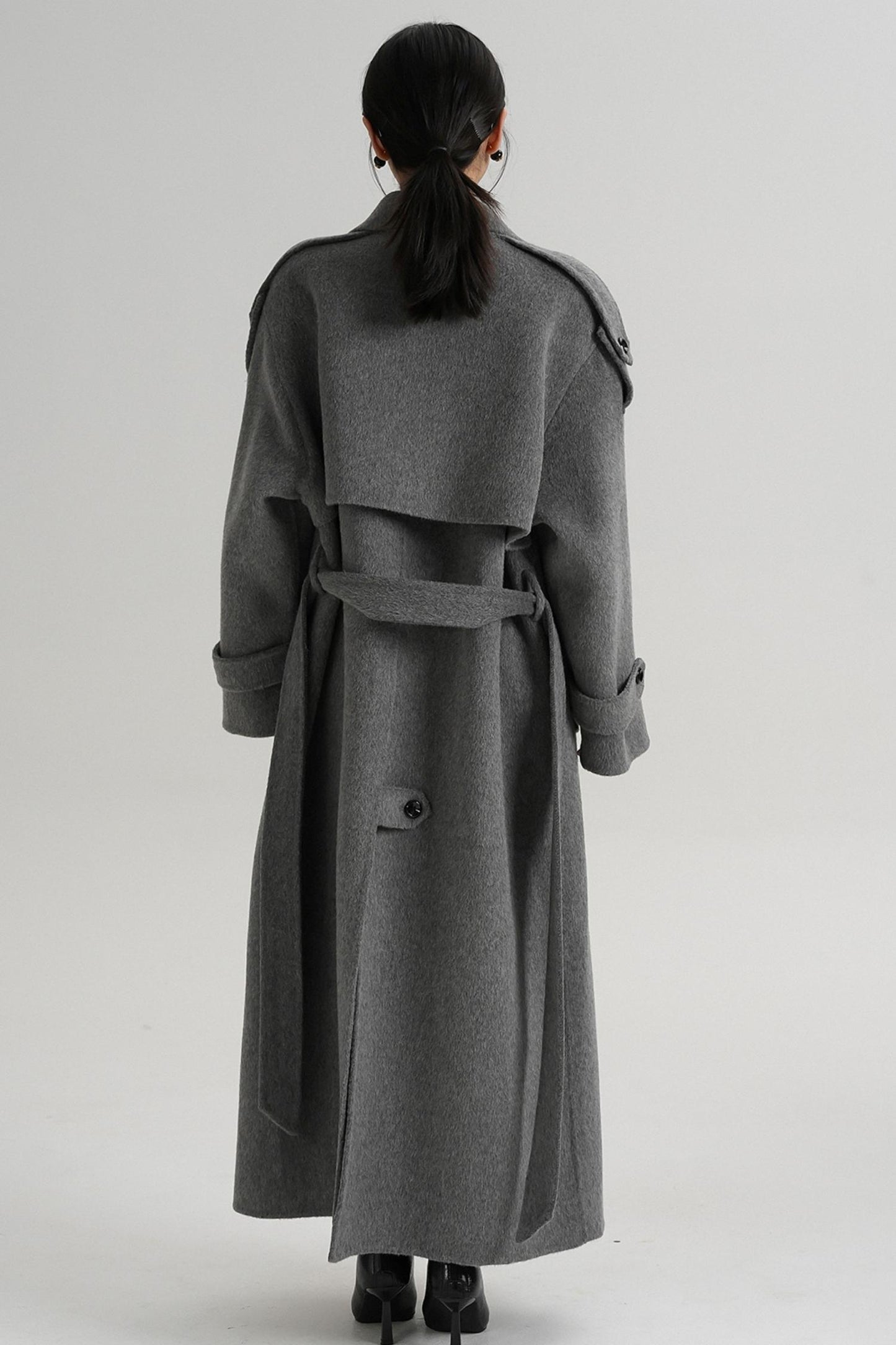 Premium Tailored Wool Blend Coat