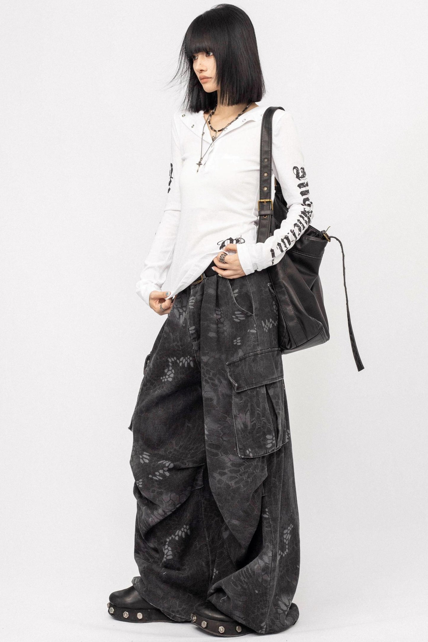 Vintage Spice V-Neck Hooded Top