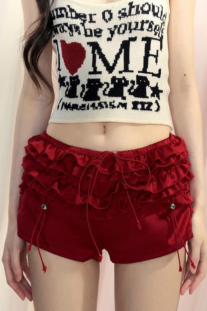 Pink High-Waist Shorts