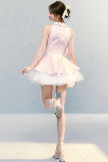 Fugitive Princess Mesh Panel Ballet Dress