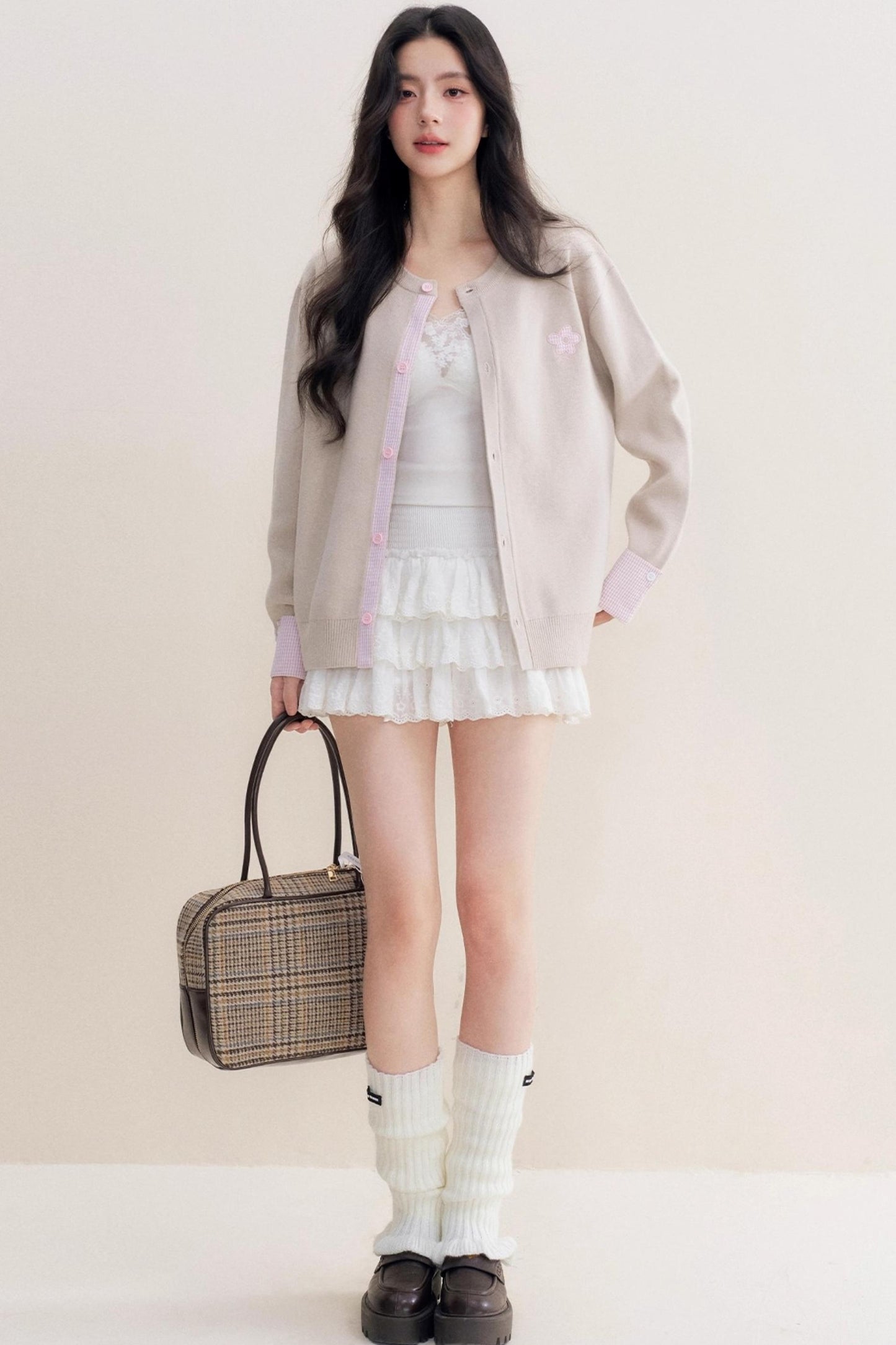 Romantic Patchwork Sweater Cardigan