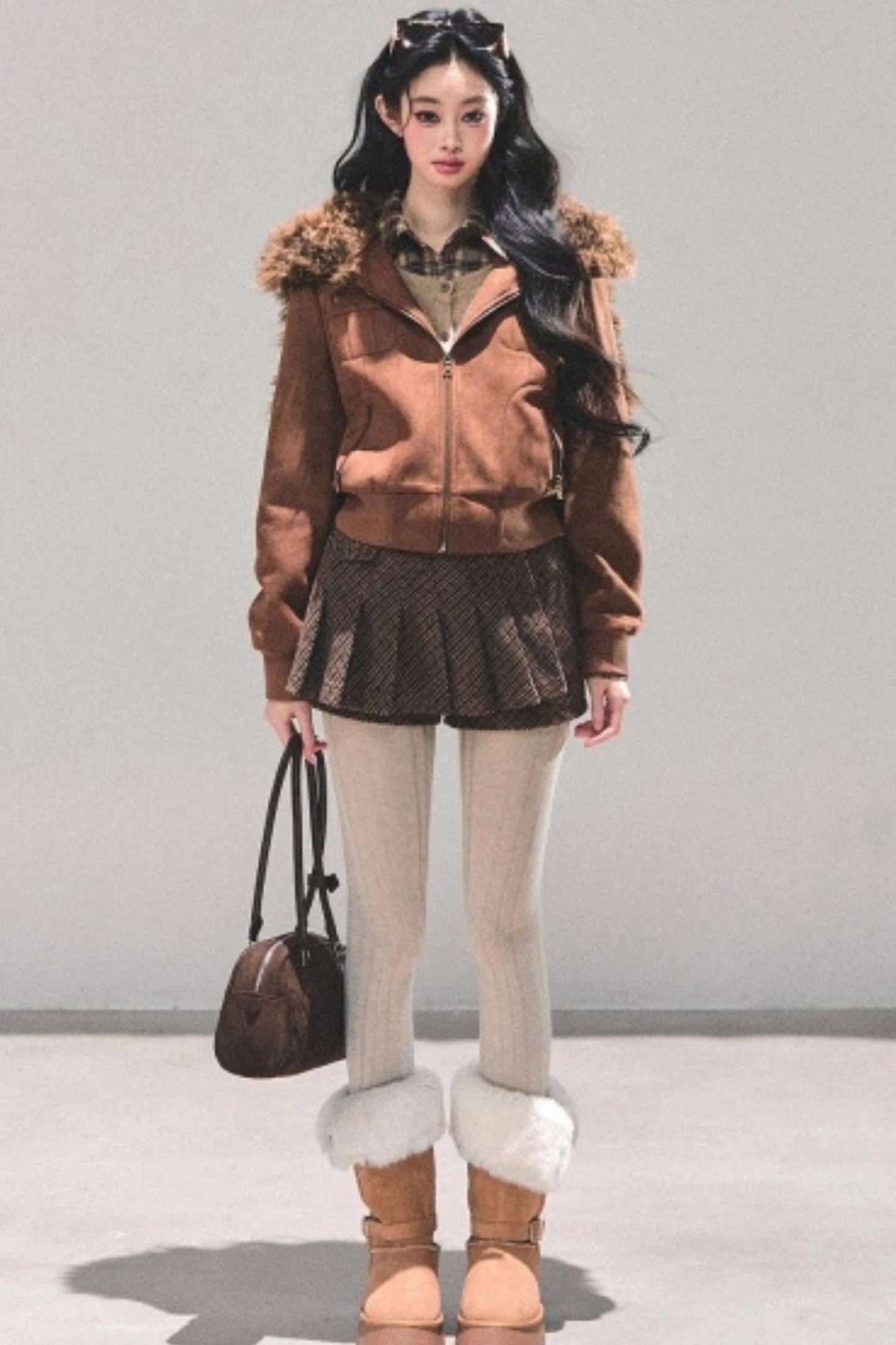 Floating Twilight Lamb Wool Coat