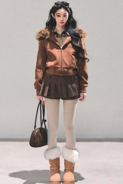 Floating Twilight Lamb Wool Coat