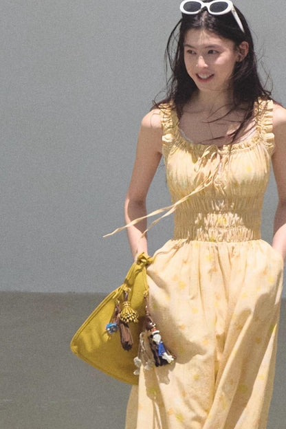 Bubbling Soda Printed Slip Dress