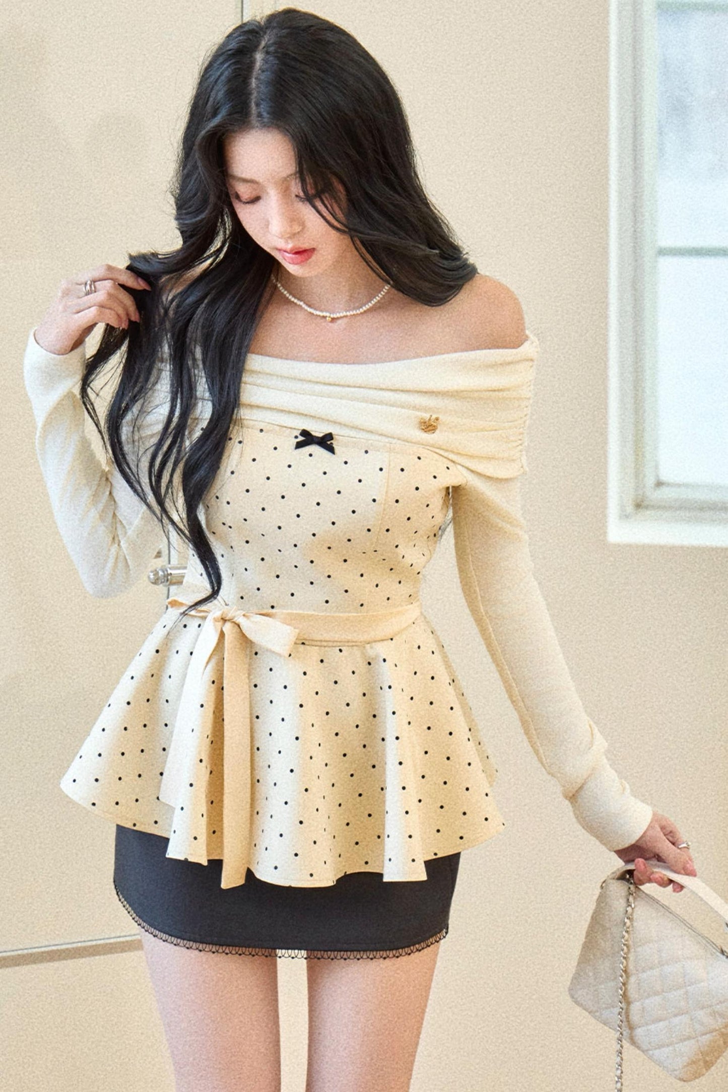 Off-Shoulder Two-Piece Set-Up