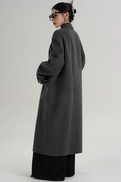 Elegant Long Wool Coat