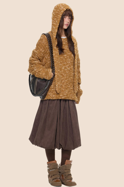 Vintage Knitted Top & Hat Set