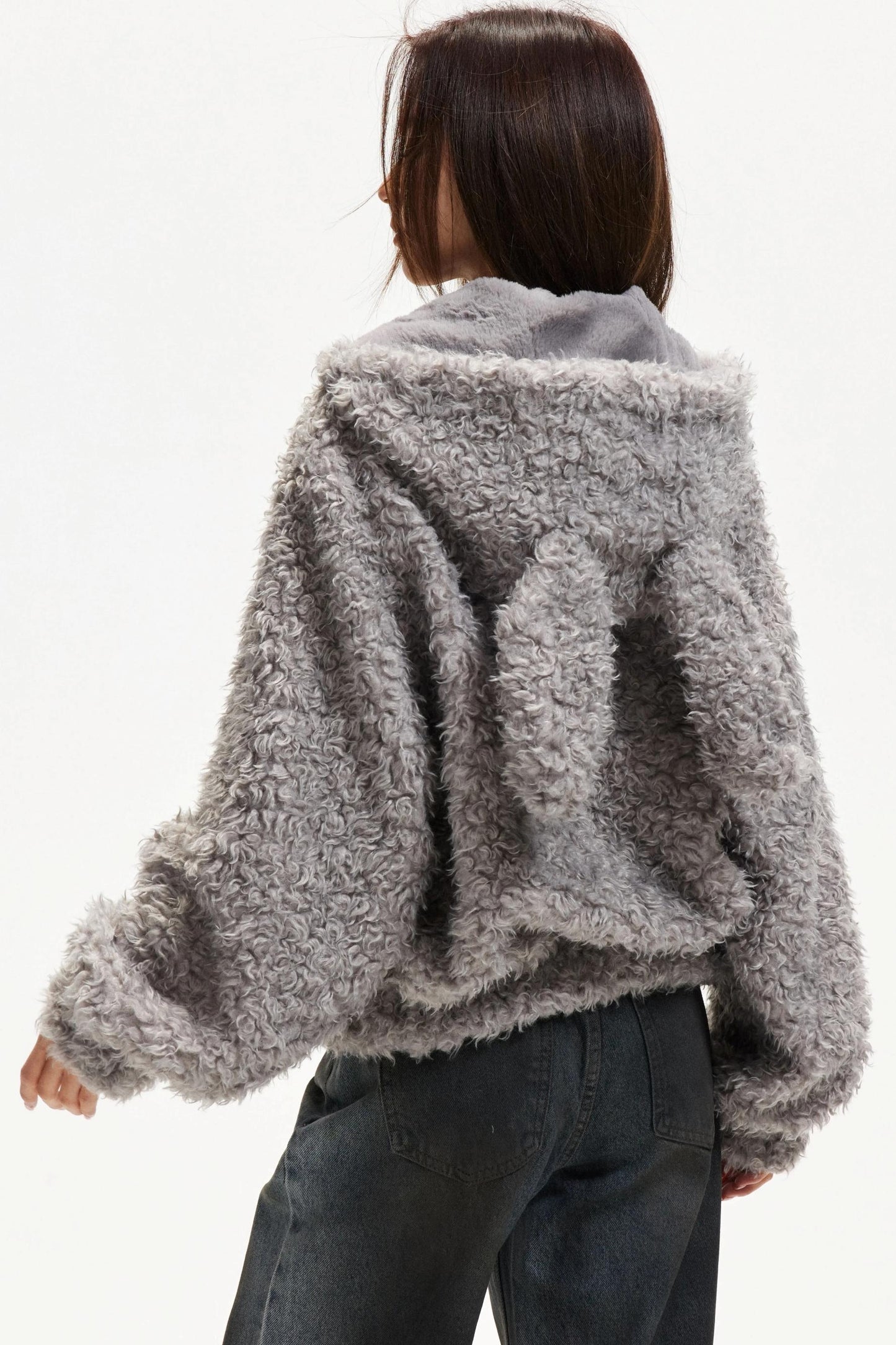 Cute Dog Ears Wool Coat