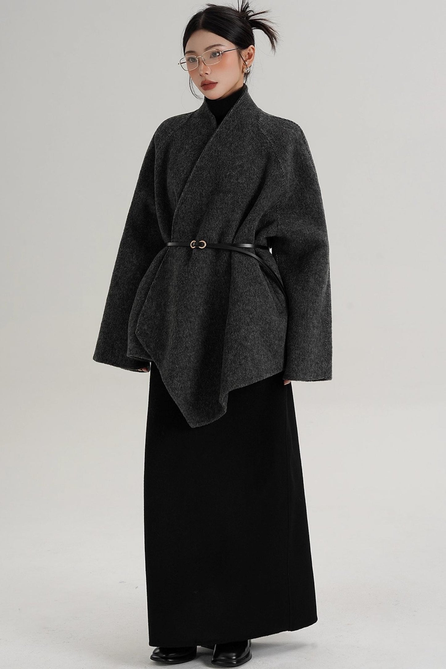 Elegant Wool Pencil Skirt