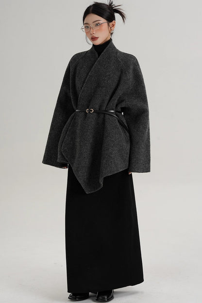 Elegant Wool Pencil Skirt