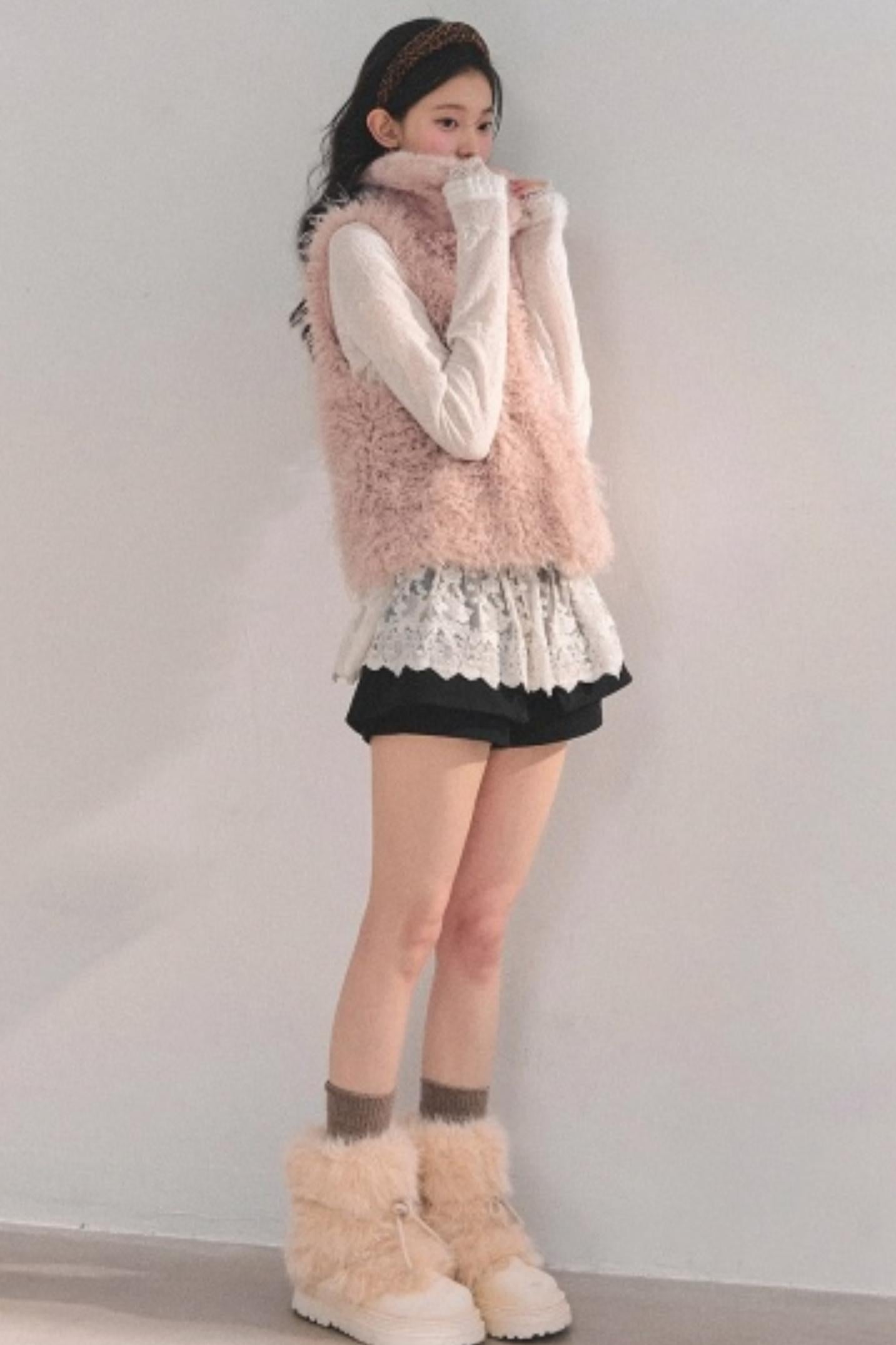 Reversible Faux Fur Vest