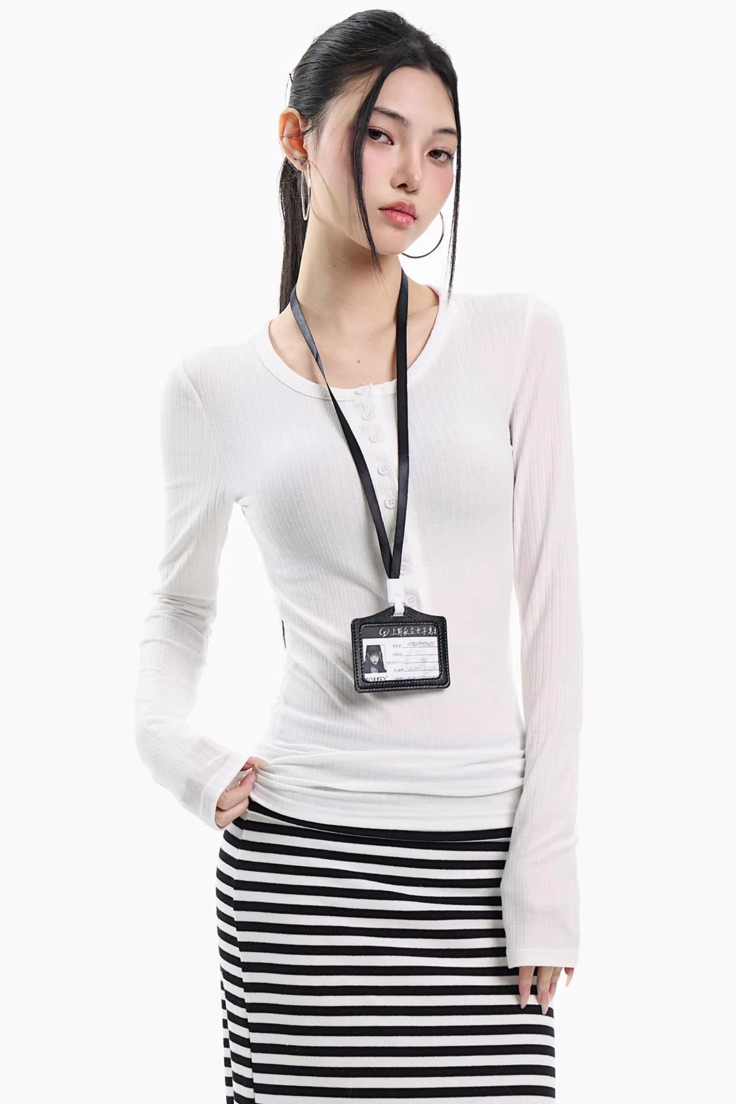 Spring Slim-Fit Inner Layering Top
