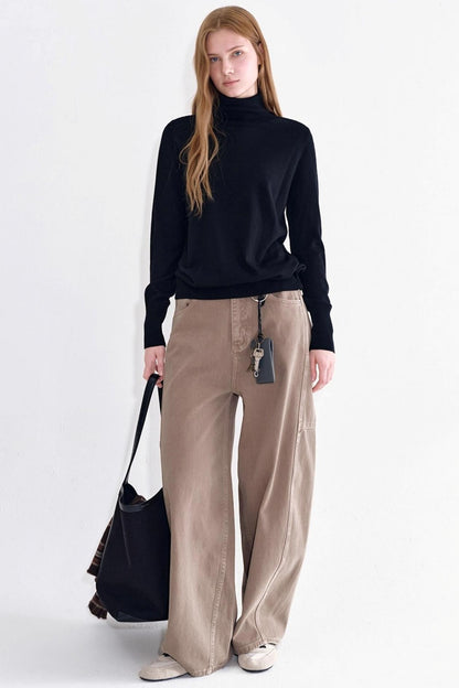 Luxury Wool Turtleneck Sweater