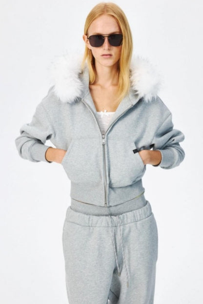 Low Waist Fleece Thermal Sweatpants