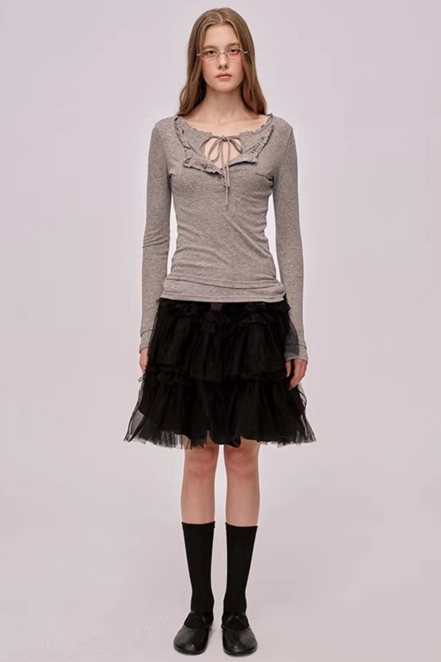 Layered Lace Patchwork Top