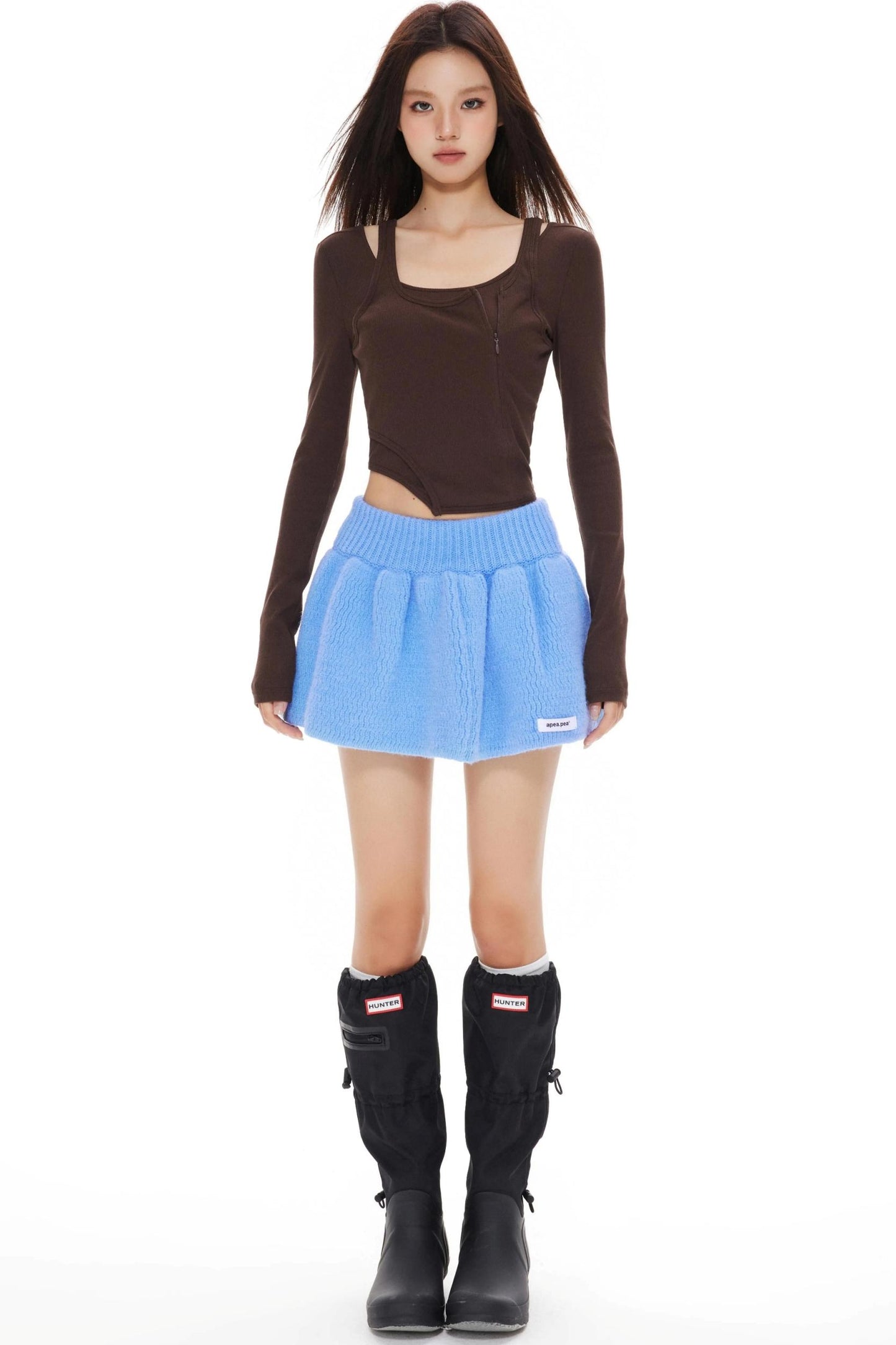 High-Waisted Puffy Skirt