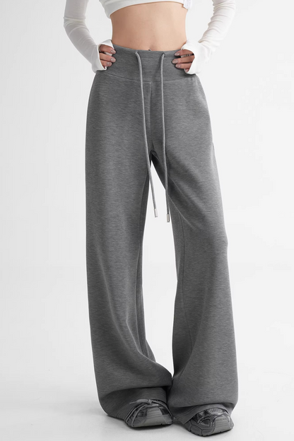 Modal Knit High-Waisted Pants