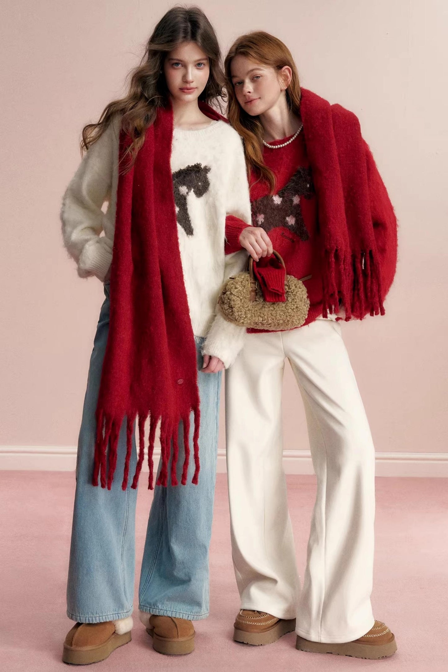 Floral Wool Jacquard Sweater